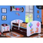 Otroška postelja Happy babies Medvedka z baloni 27